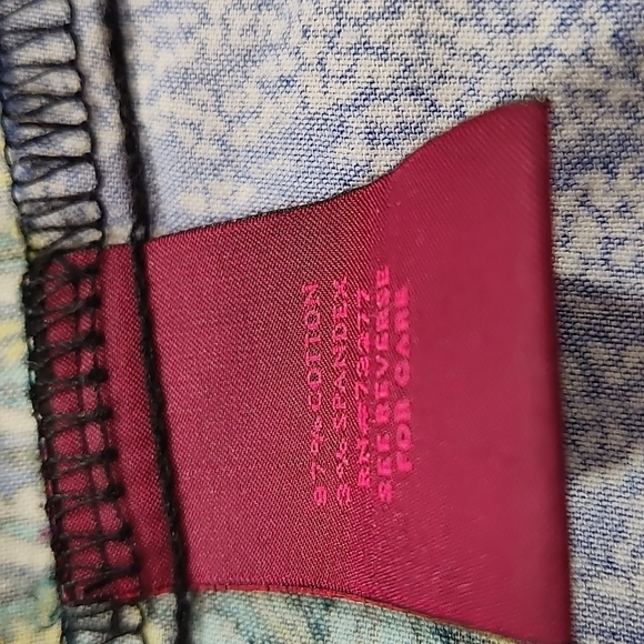 212 collection women's blouse Plus siz Size:1X blue/green - - Picture 5 of 7